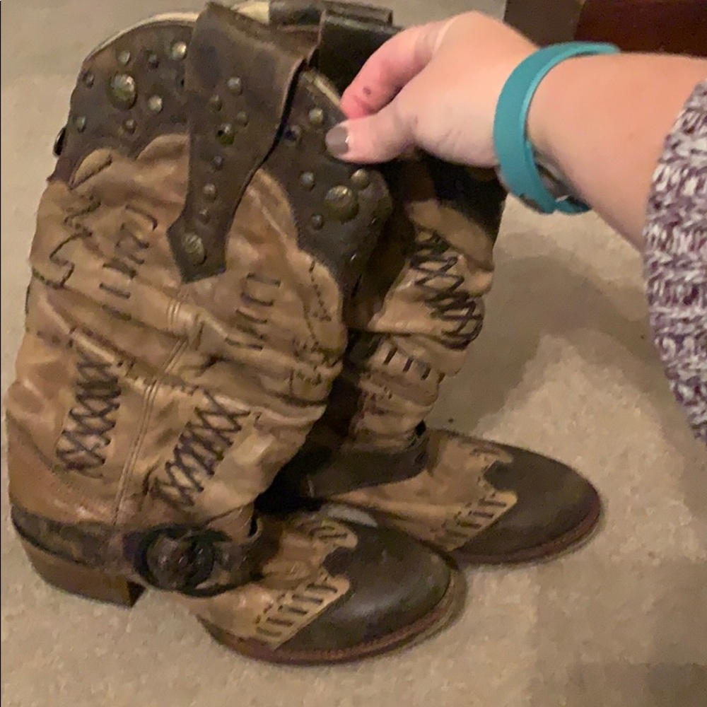 Corral slouch boots